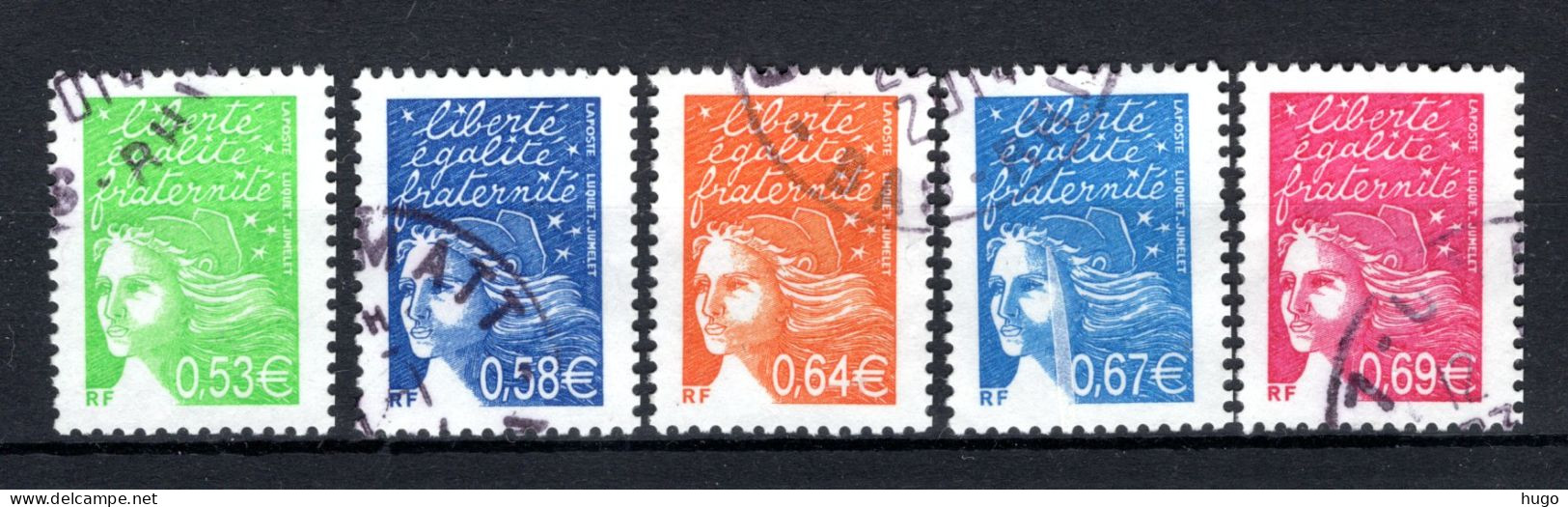 FRANKRIJK Yt. 3450/3454° Gestempeld 2002 - Used Stamps