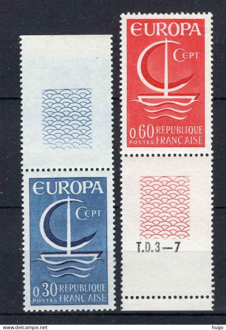 FRANKRIJK Yt. 1490/1491 MNH 1966 - Unused Stamps