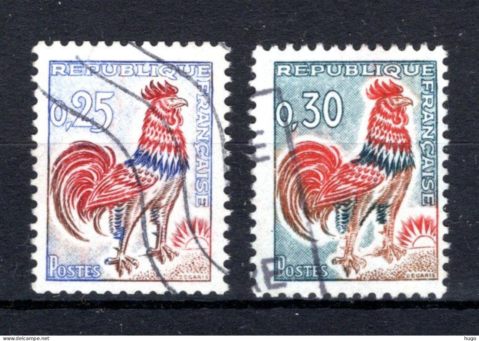 FRANKRIJK Yt. 1331/1331A° Gestempeld 1962-1965 - Used Stamps