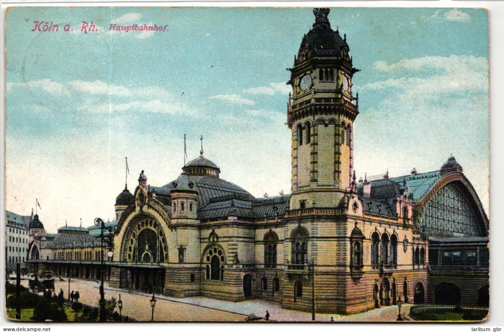 AK Köln Am Rhein Hauptbahnhof 1912 Gebraucht #PM269 - Sonstige & Ohne Zuordnung