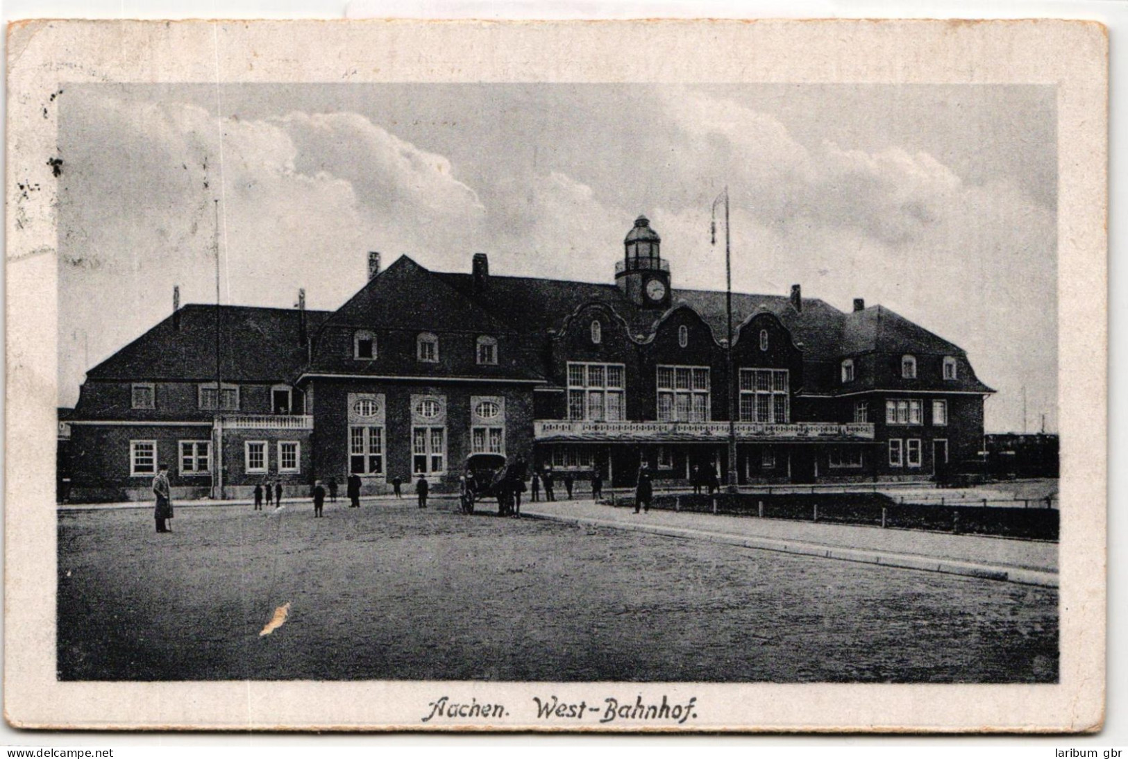 AK Aachen West - Bahnhof 1921 Gebraucht #PM222 - Other & Unclassified