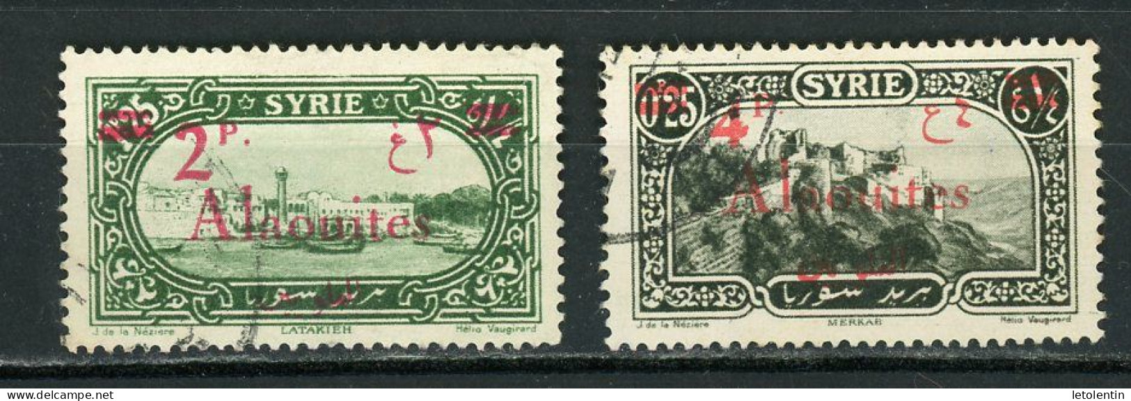 ALAOUITES - VUE - N°Yt 42+43 Obli. - Used Stamps