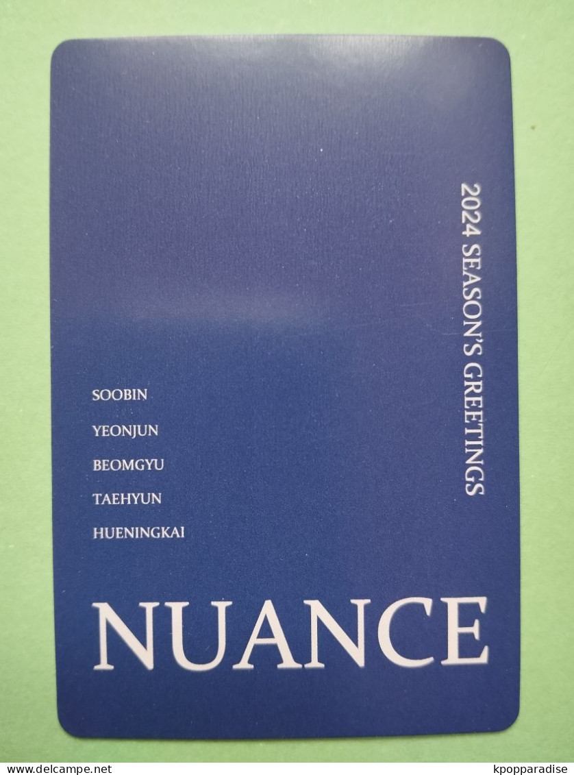 Photocard K POP Au Choix  TXT 2024 Season's Greetings Nuance - Altri & Non Classificati