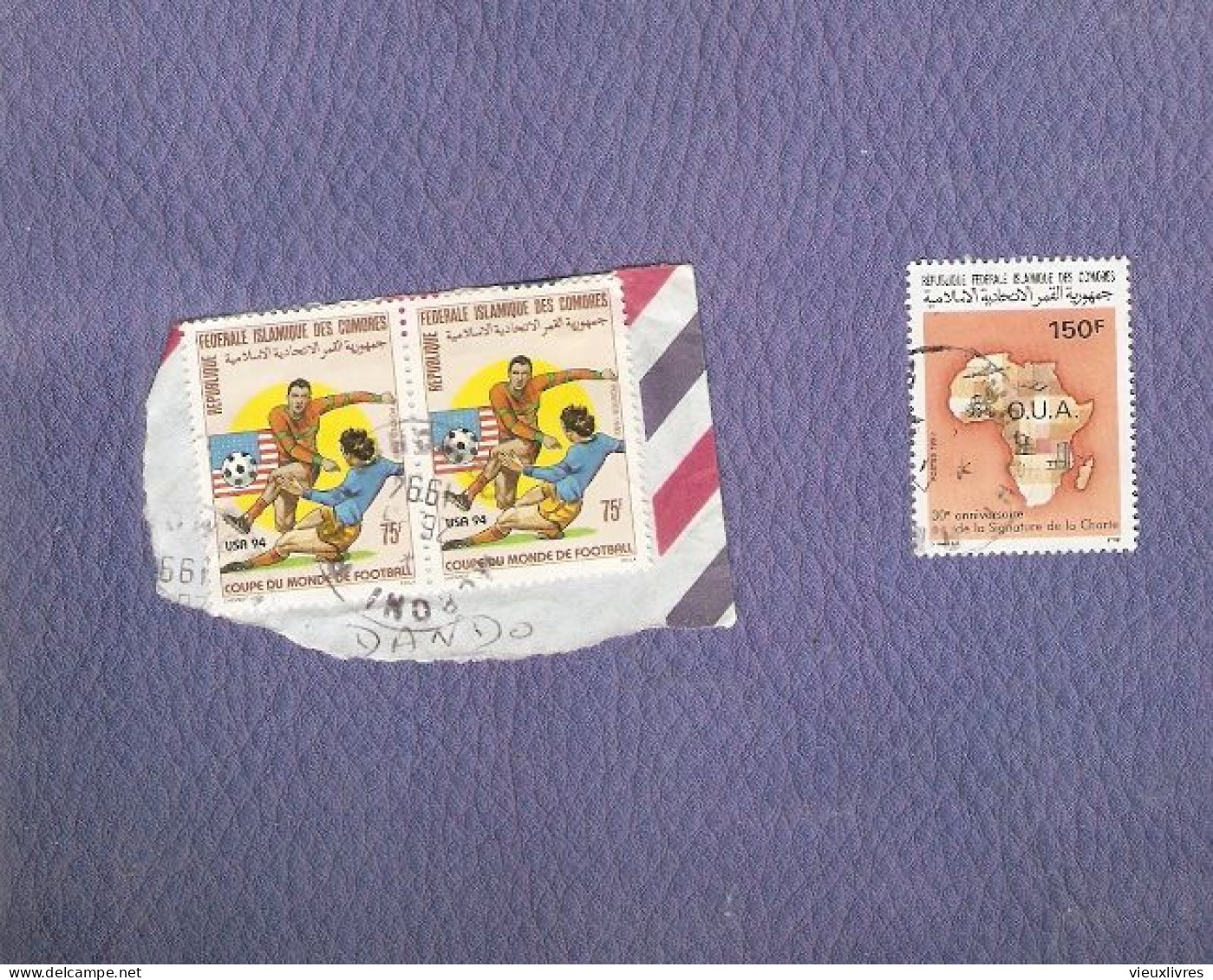 Comoros Comores Timbres-poste Afrique Football Sooccer Futbol - Comores (1975-...)