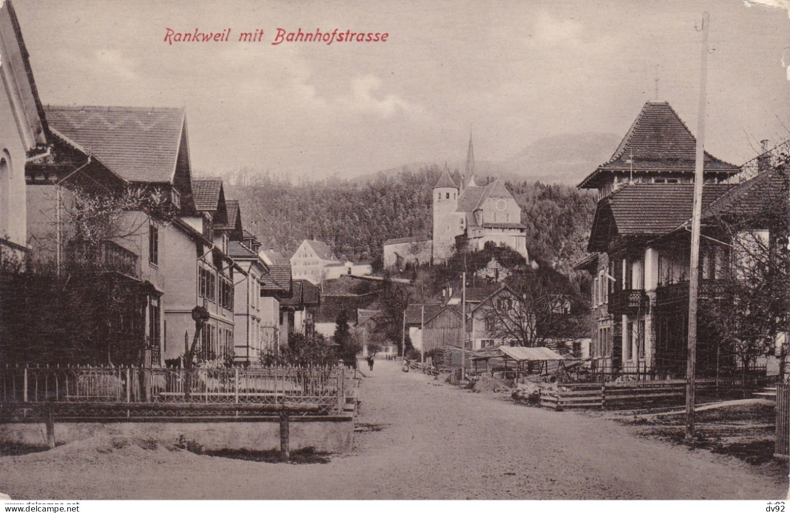 AUTRICHE RANKWEIL MIT BAHNHOFSTRASSE - Rankweil