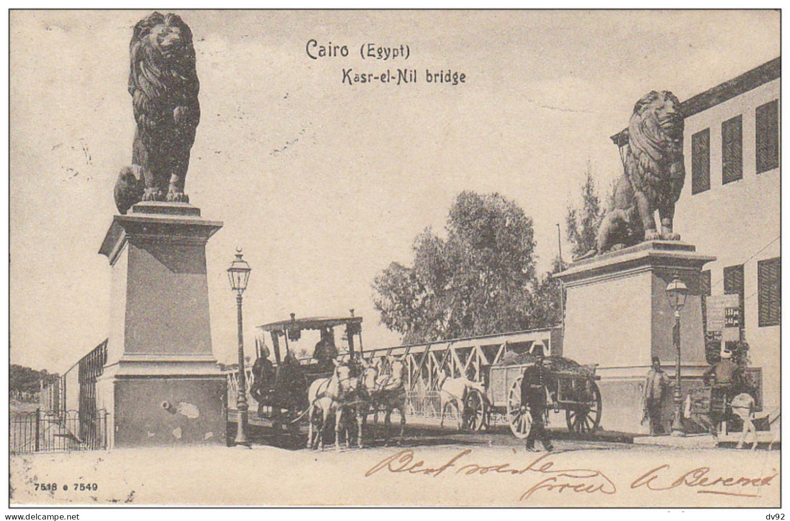 EGYPTE LE CAIRE KASR EL NIL BRIDGE - Cairo