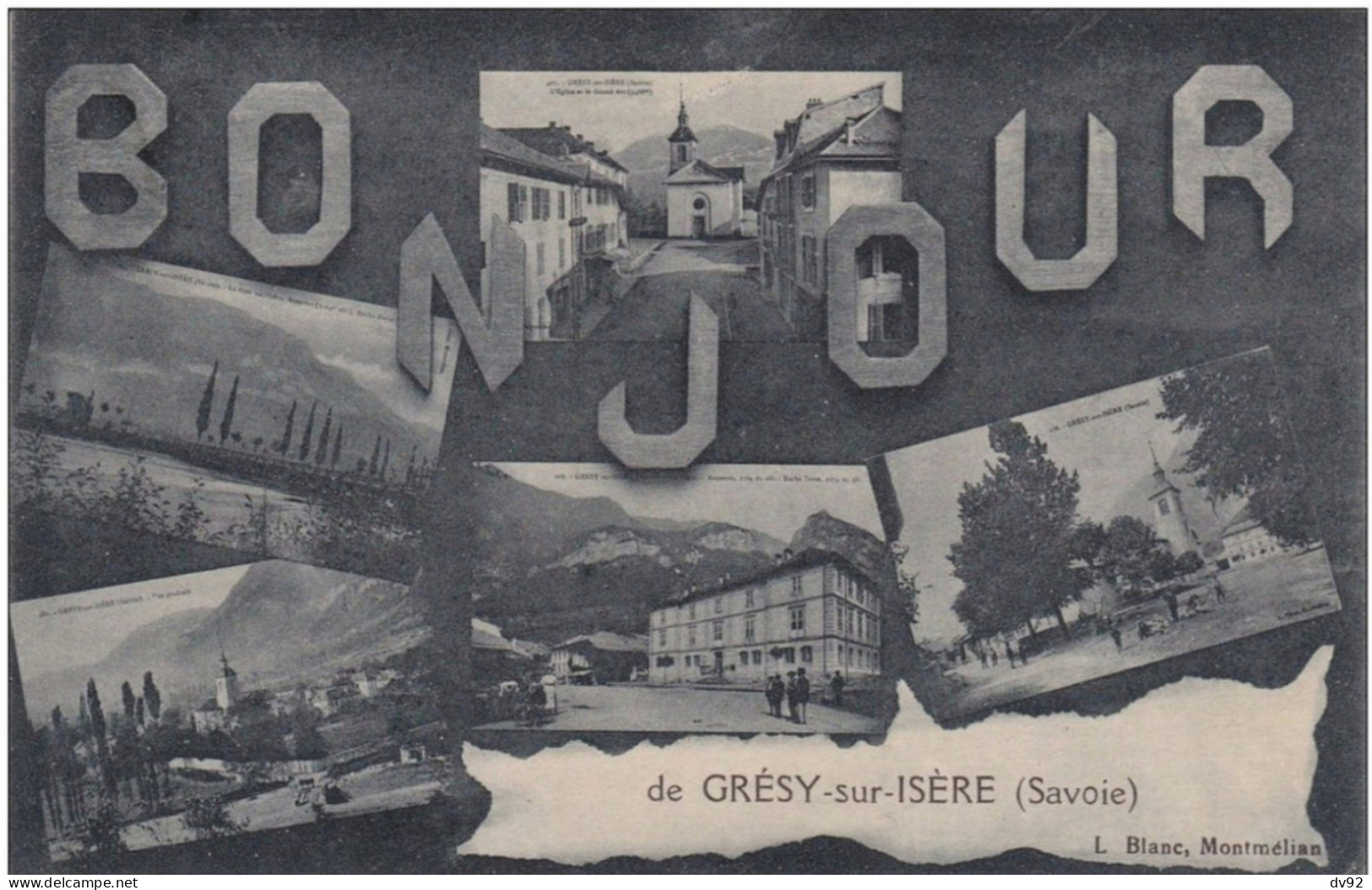 SAVOIE GRESY SUR ISERE BONJOUR - Gresy Sur Isere