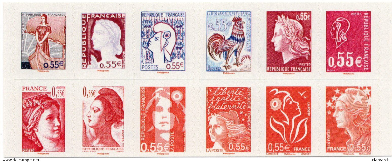 FRANCE NEUF-TàVP-Carnet Adhésif Les Visages De La 5è République N° 1518 De 2008-cote Yvert 40.00 - Unused Stamps