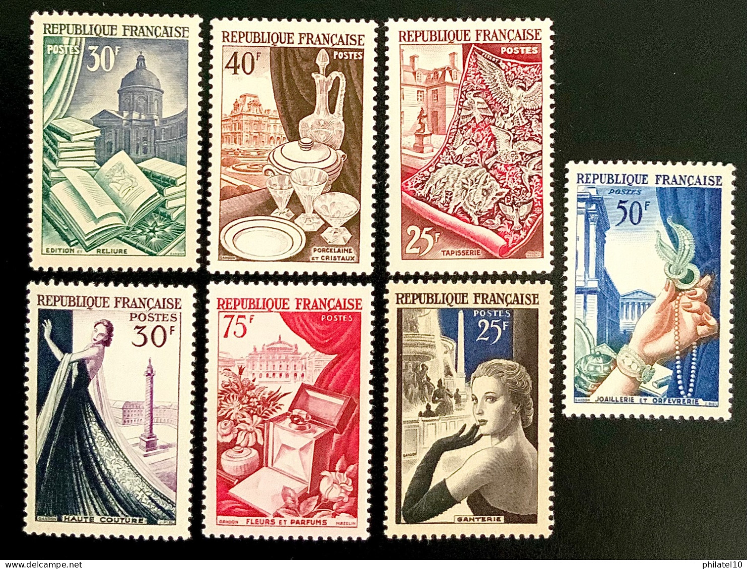 1954 / 1955 FRANCE- PRODUCTION FRANÇAISE DE LUXE - NEUF** - Unused Stamps