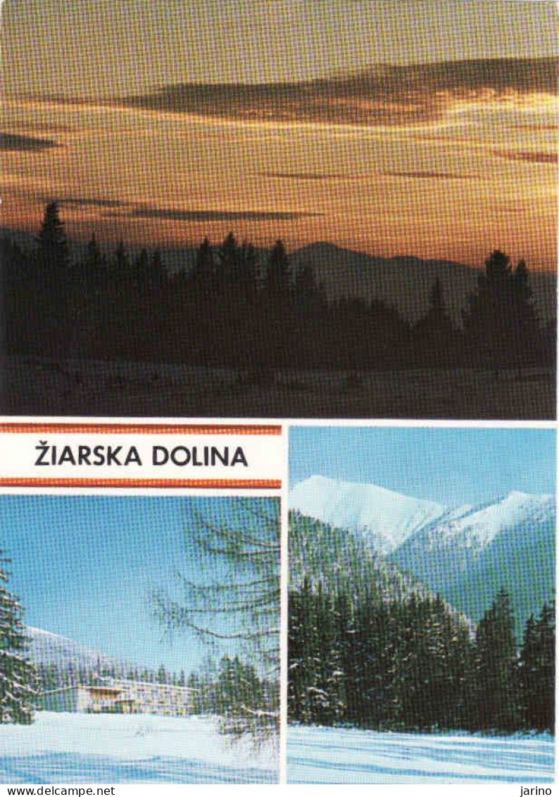 Slovakia, Západné Tatry, Žiarska Dolina, Rekreačné Stredisko Spojár, Used 1983 - Slovaquie