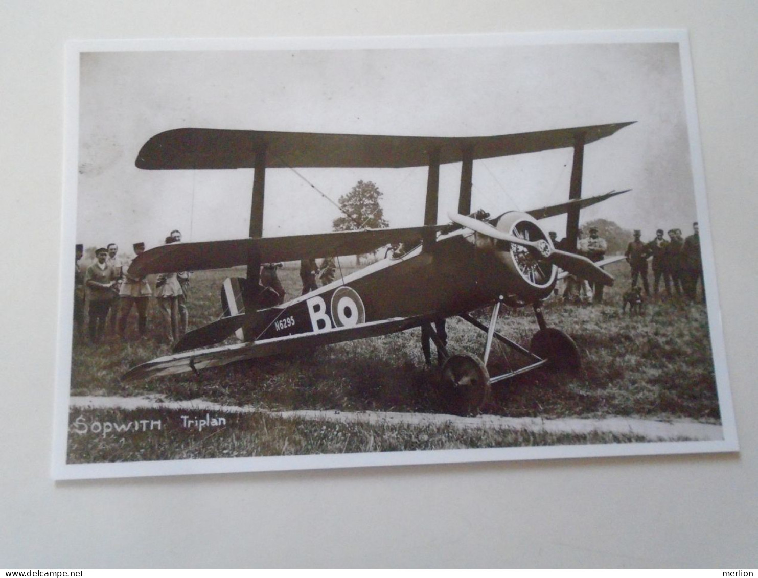 D203259  Aviation - Avions - Avion Militaire Triplan "Sopwith"  -Postcard Sized  Modern Printed Photo  15 X10 - 1914-1918: 1ère Guerre