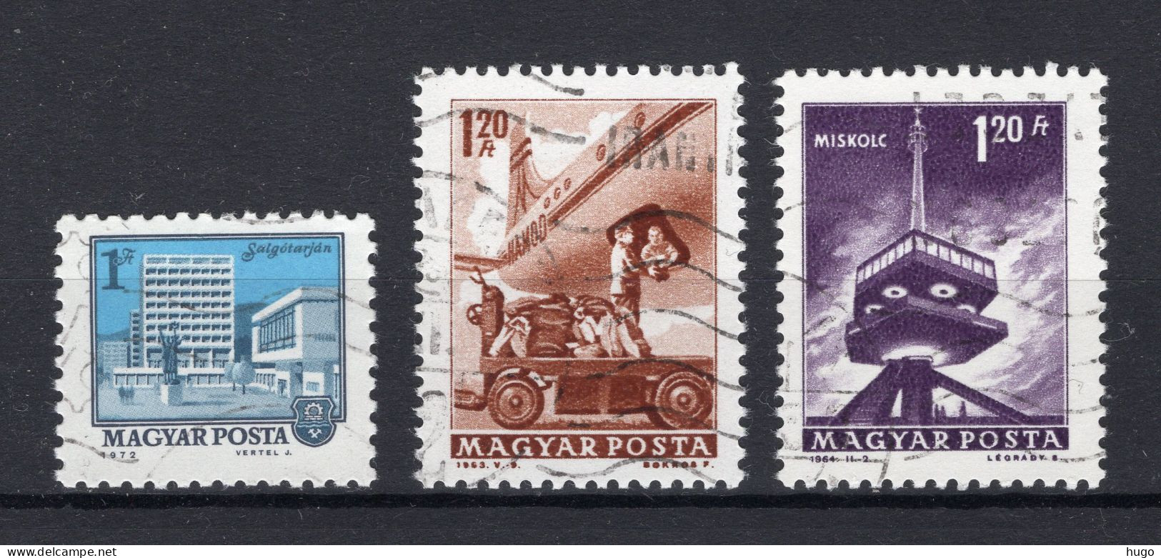 HONGARIJE Yt. 1563B/1565° Gestempeld 1963-1972 - Used Stamps