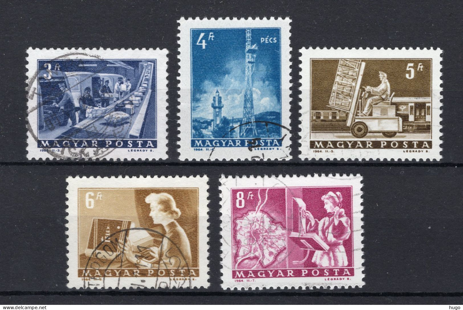 HONGARIJE Yt. 1571/1575° Gestempeld 1963-1972 - Used Stamps