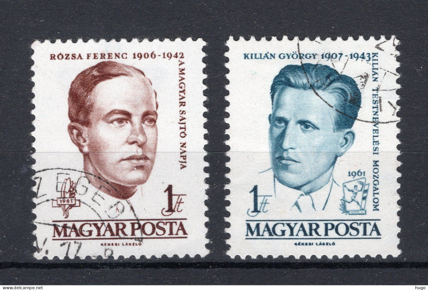 HONGARIJE Yt. 1411/1412° Gestempeld 1961 - Used Stamps