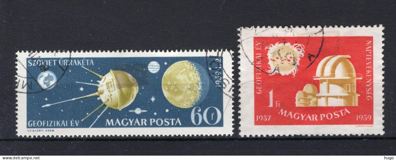 HONGARIJE Yt. 1270/1271° Gestempeld 1959 - Used Stamps
