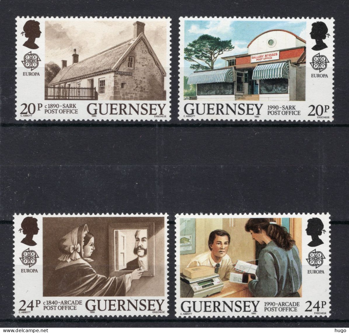 GUERNSEY Yt. 485/488 MNH 1990 - Guernesey