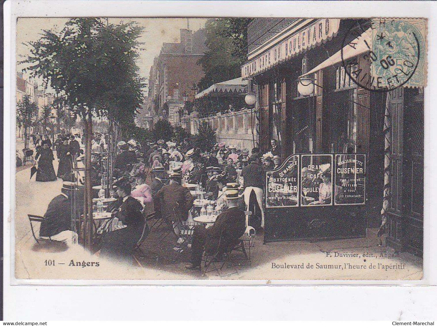 ANGERS: Boulevard De Saumur, L'heure De L'apéritif - état - Angers