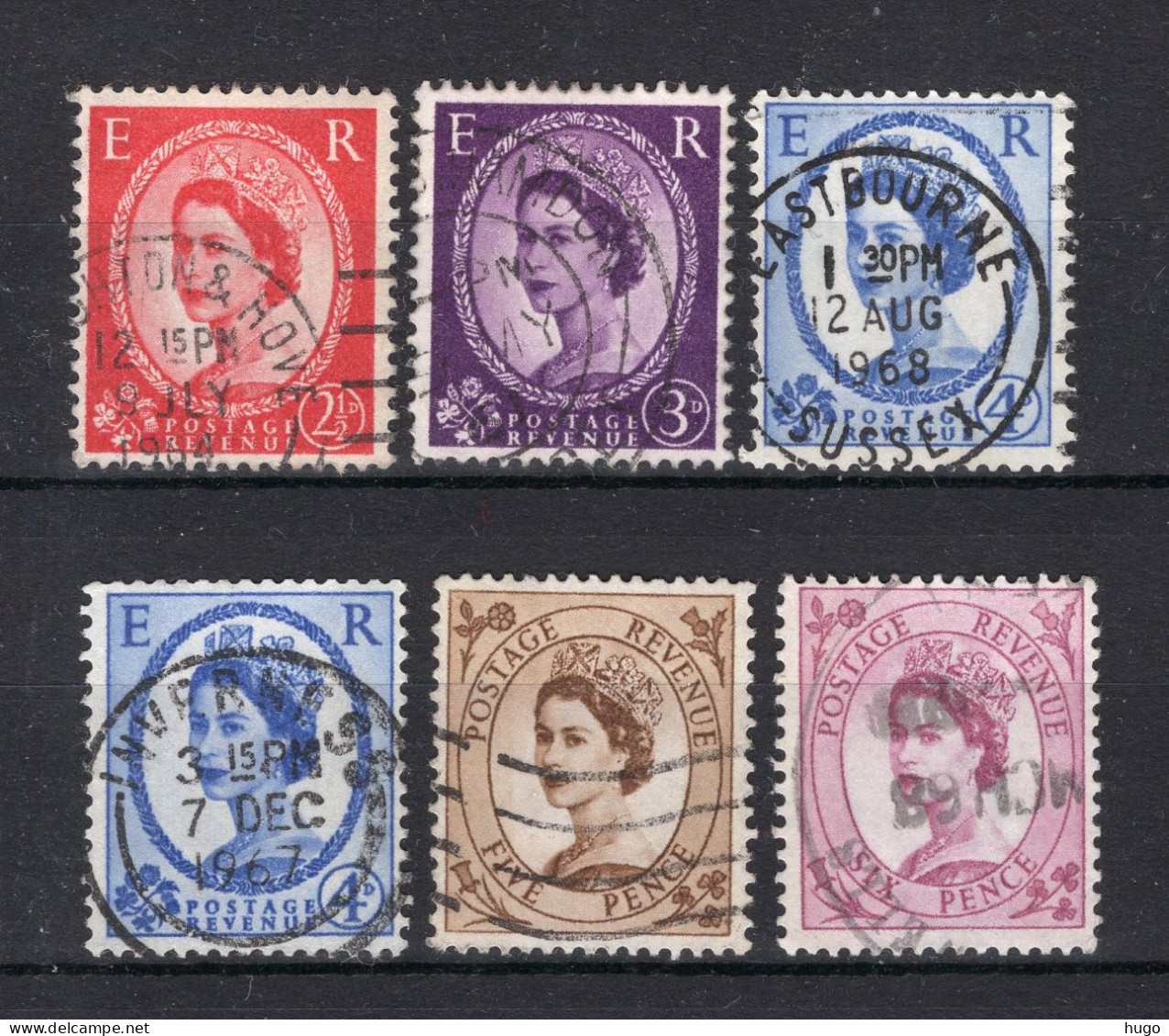 GROOT BRITTANIE Yt. 266/270° Gestempeld 1952-1954 - Used Stamps