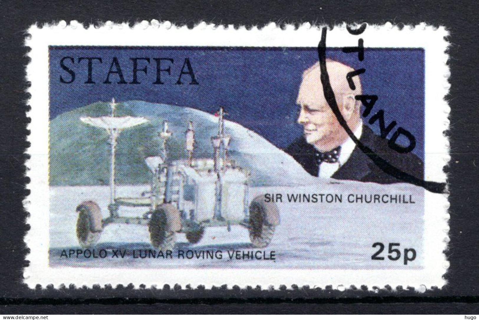 STAFFA -  Appolo XV Lunar Module, Sir Winston Churchill 1972 - Emissions Locales