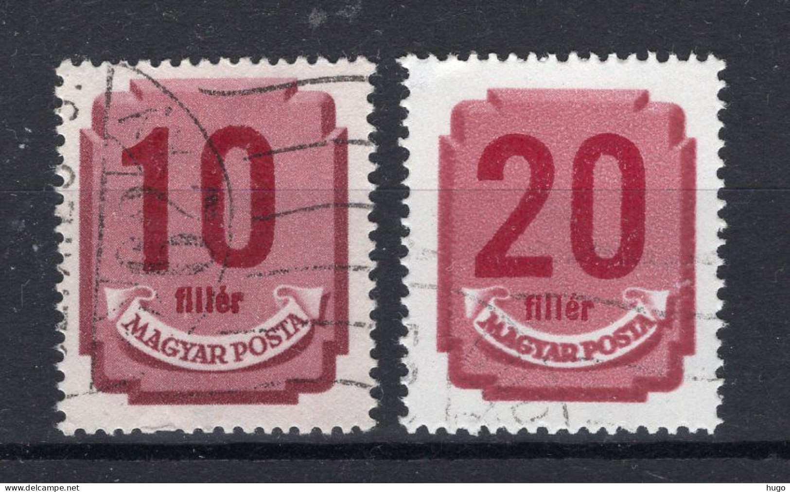 HONGARIJE Yt. T174/175° Gestempeld Portzegels 1946-1950 - Postage Due