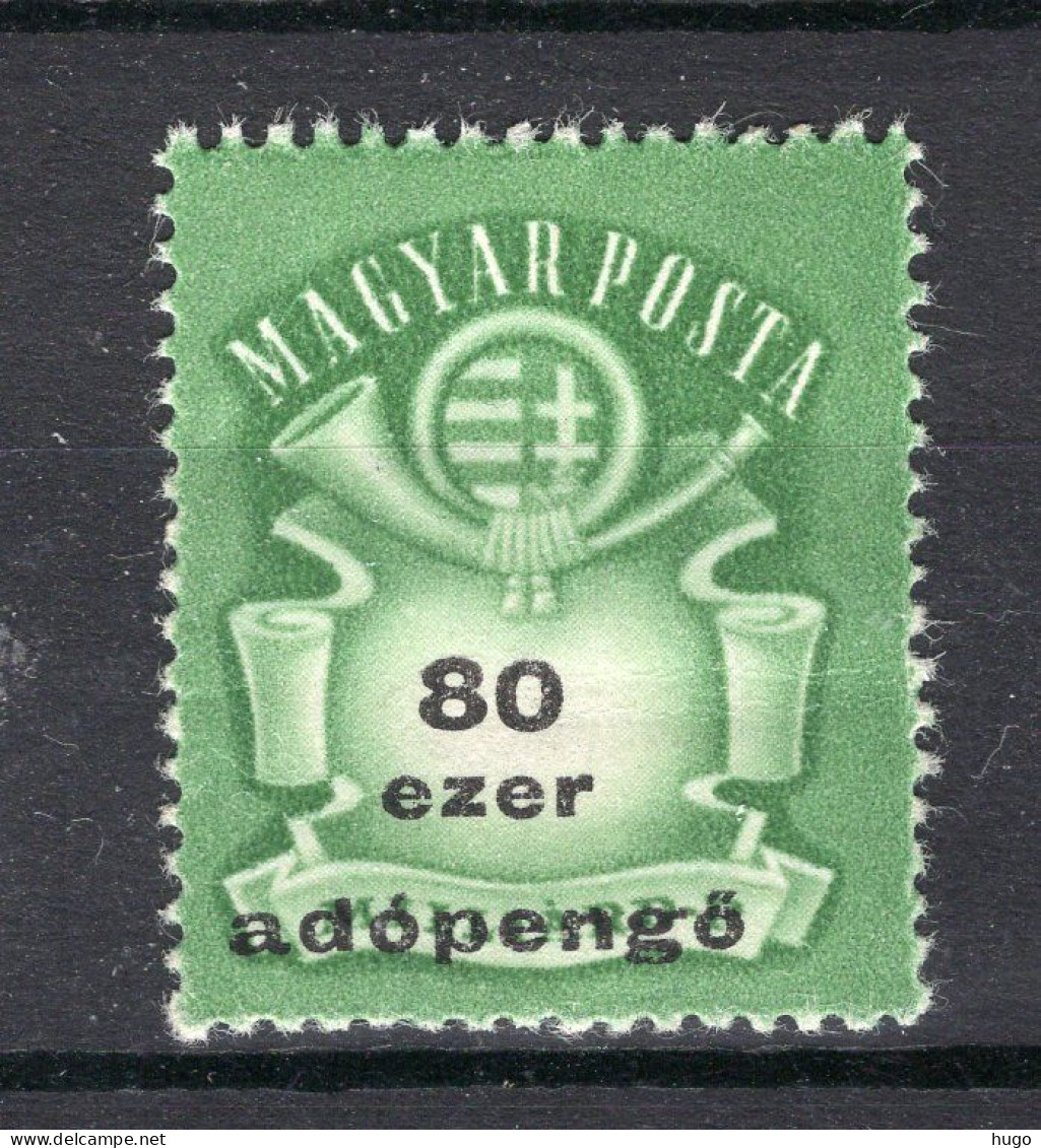 HONGARIJE Yt. 832 MNH 1946 - Ungebraucht