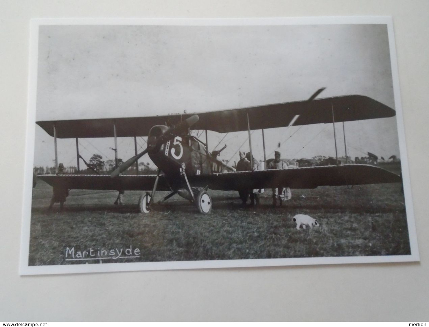 D203260  Aviation - Avions - Avion British Airplane MARTINSYDE  -Postcard Sized  Modern Printed Photo  15 X10 - 1914-1918: 1ère Guerre