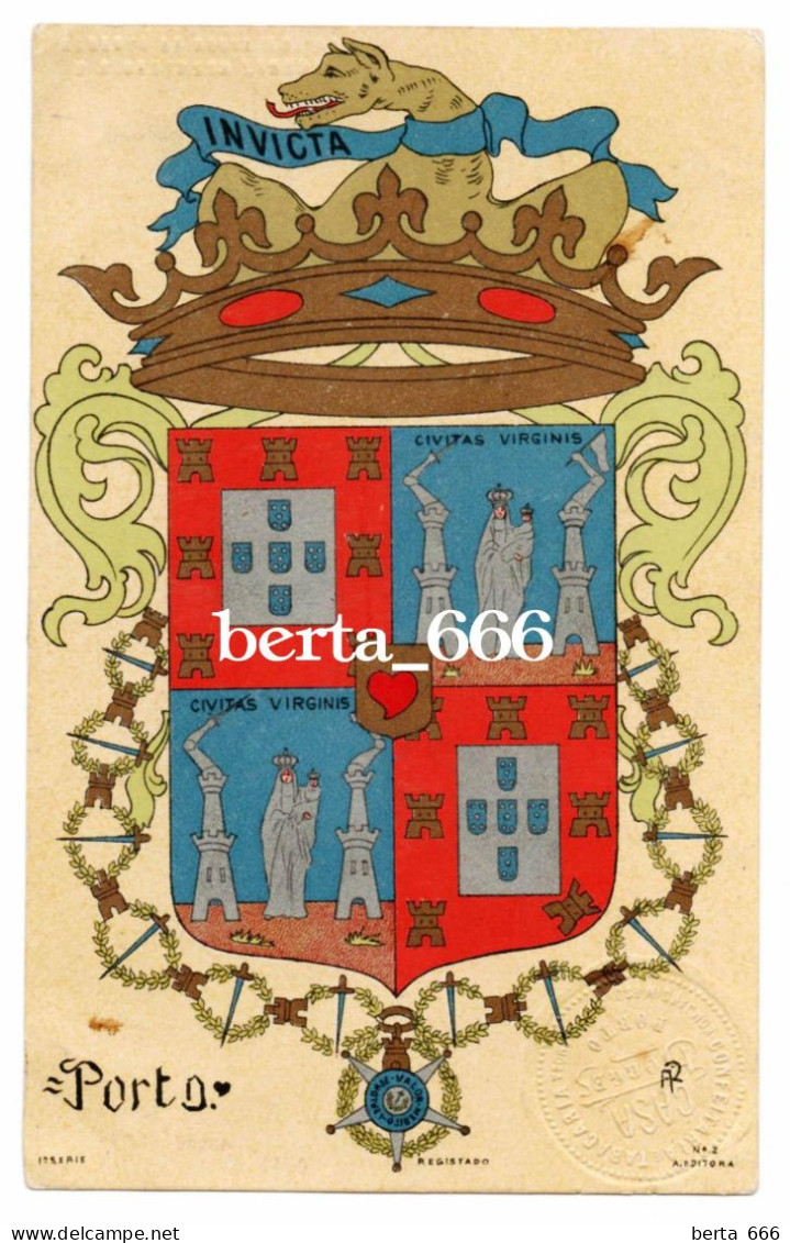 Portugal * Porto * Antigo Brasão De Armas * Oporto Coat Of Arms - Porto