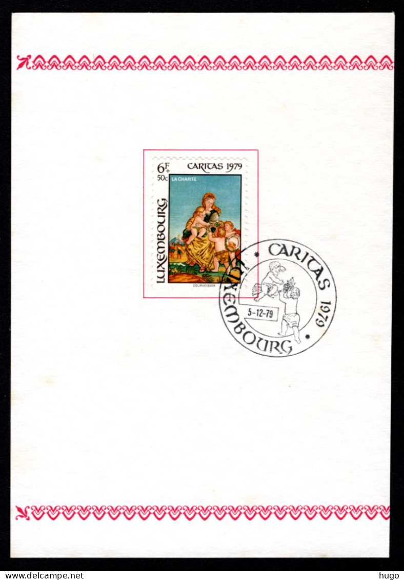 LUXEMBURG Yt. 950 FDC Caritas 1979 - FDC