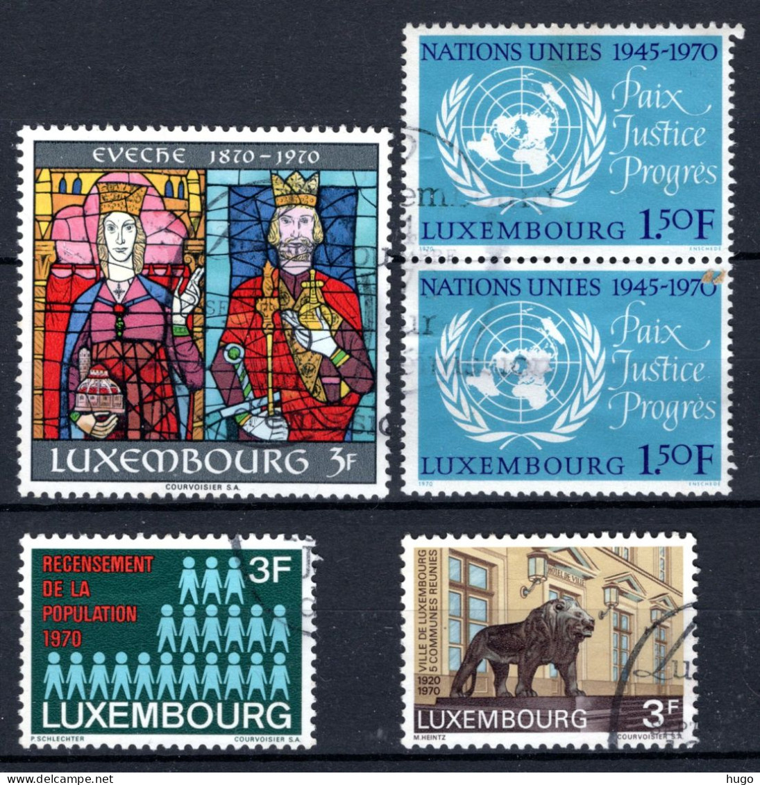 LUXEMBURG Yt. 760/763° Gestempeld 1970 - Used Stamps