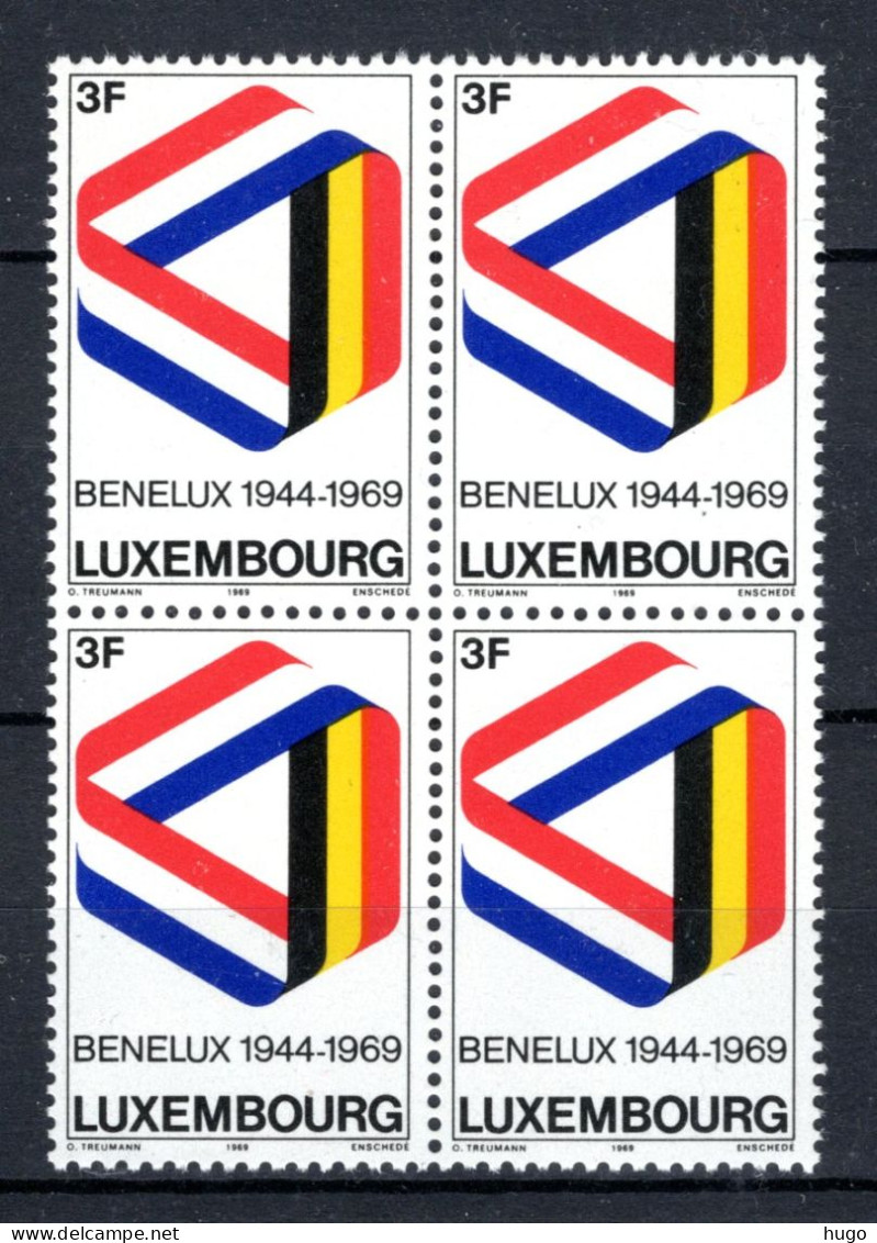 LUXEMBURG Yt. 743 MNH** 1969 4 St. - Unused Stamps