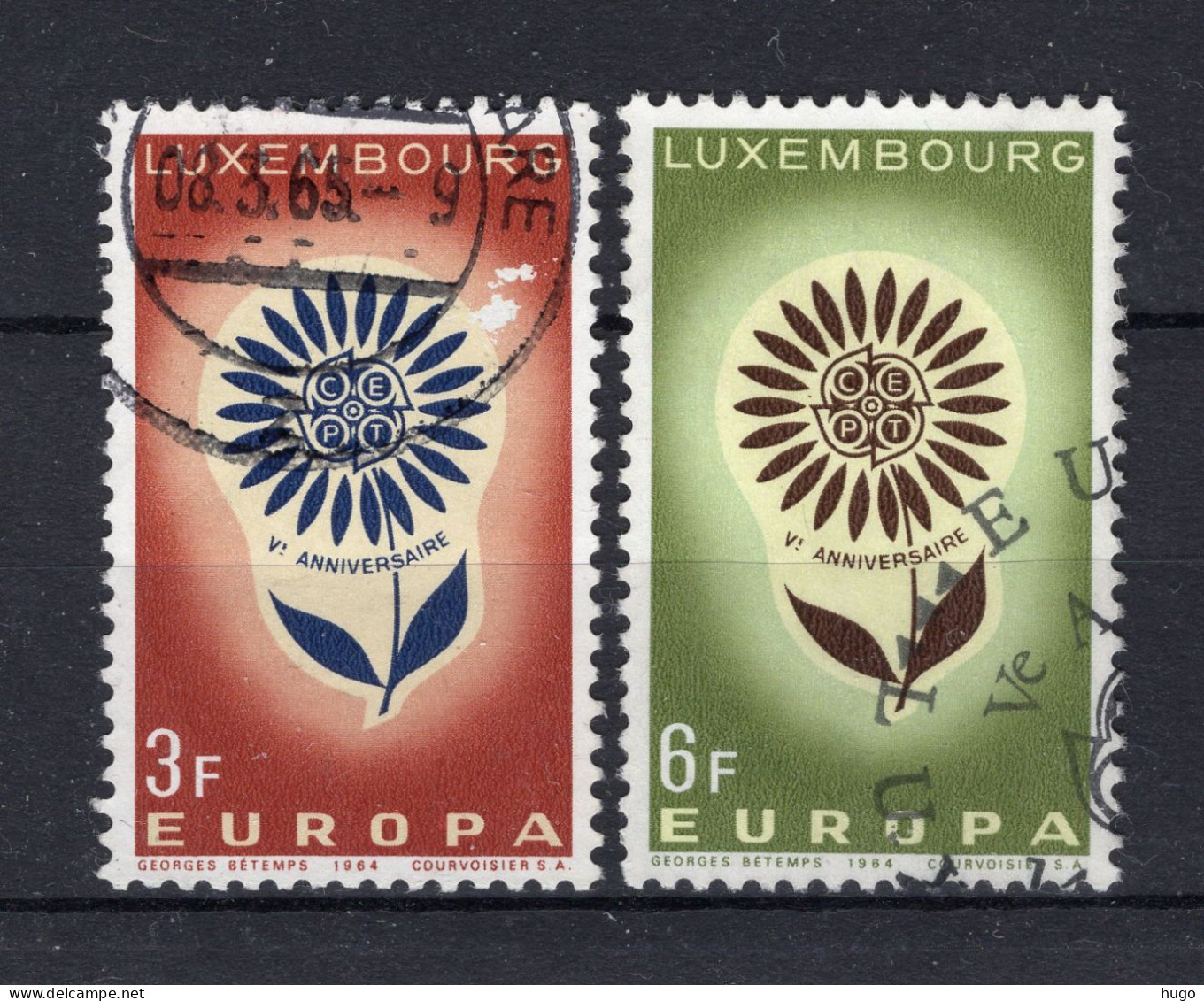 LUXEMBURG Yt. 648/649° Gestempeld 1964 - Used Stamps
