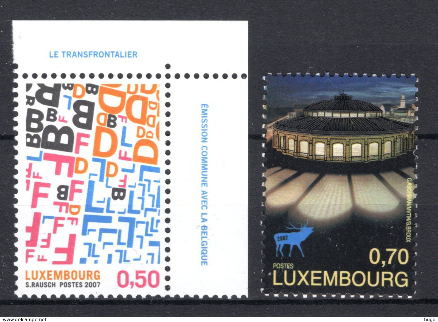 LUXEMBURG Yt. 1712/1713 MNH 2007 - Nuevos