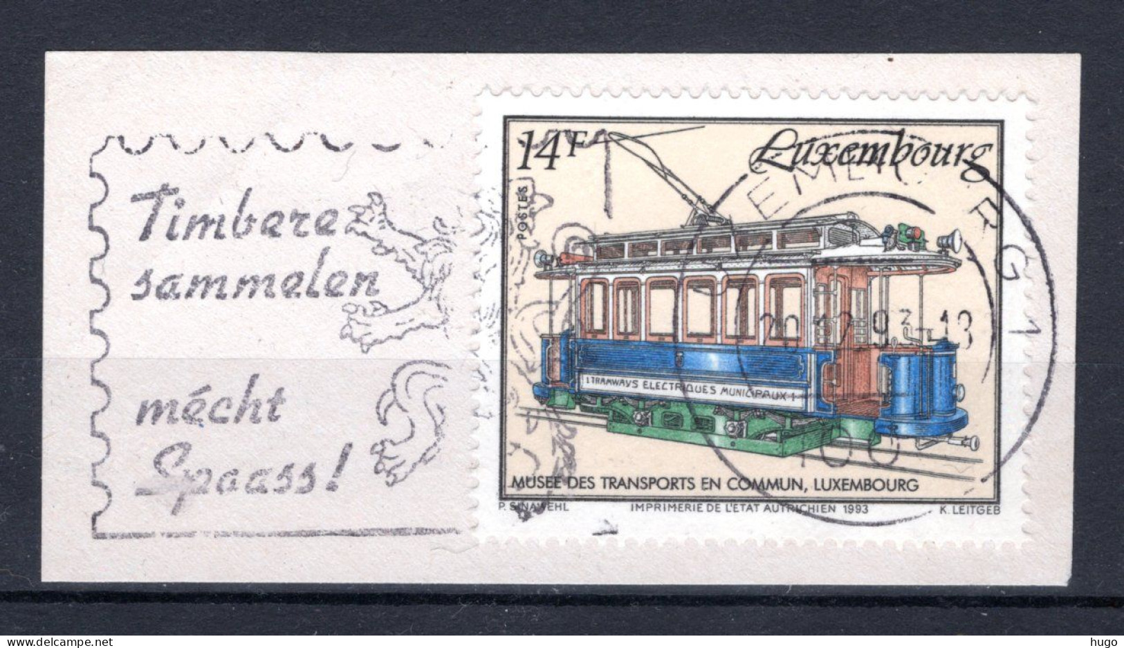 LUXEMBURG Yt. 1274° Gestempeld 1993 - Used Stamps