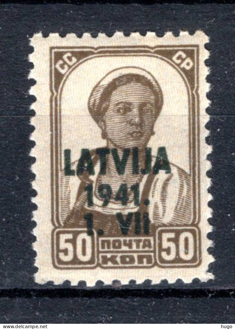 LETLAND Yt. 6 MNH 1941 - Duitse Bezetting - Latvia