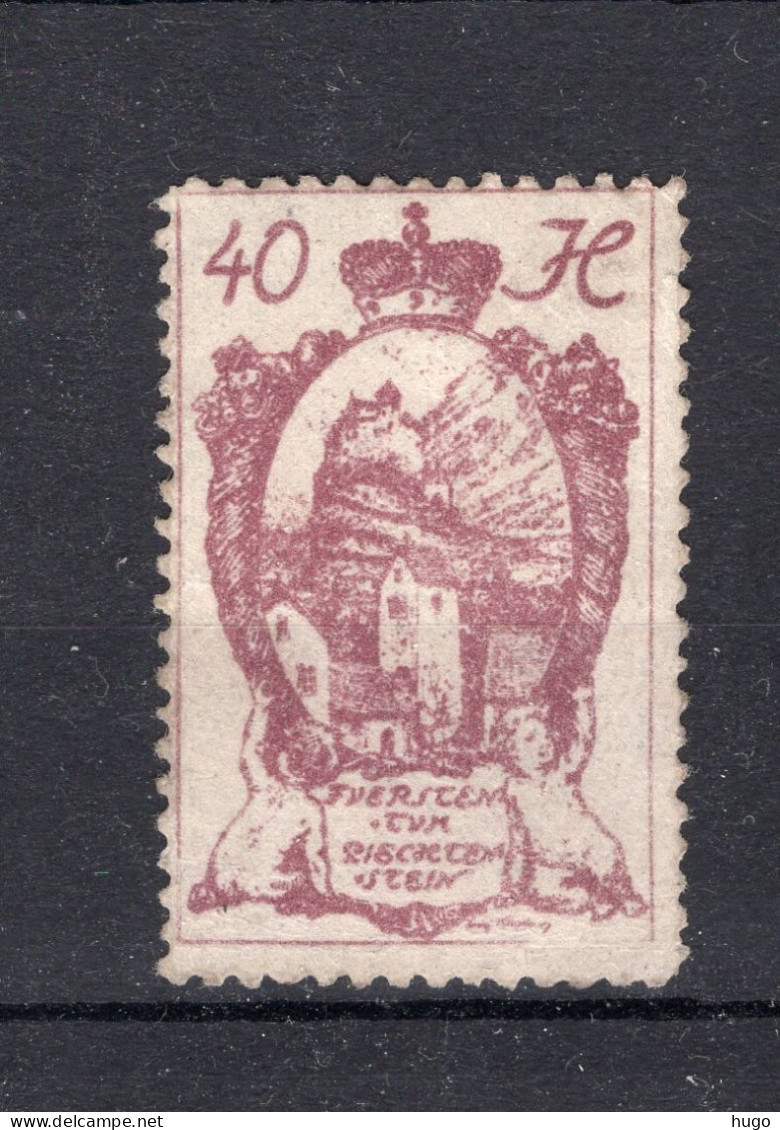 LIECHTENSTEIN Yt. 31 (*) Zonder Gom 1920 - Unused Stamps