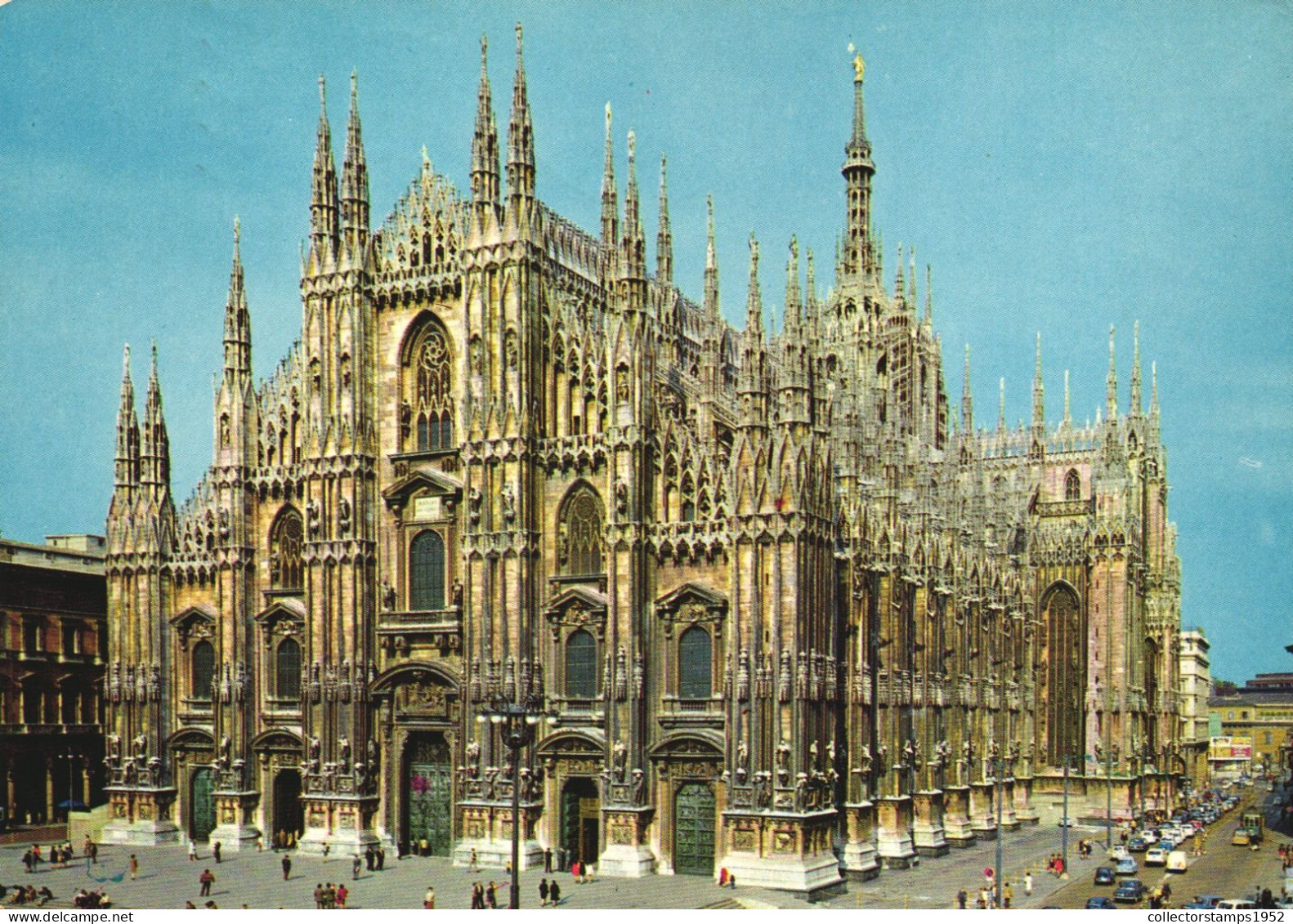 MILANO, CATHEDRAL, ARCHITECTURE, CARS, ITALY, POSTCARD - Milano (Milan)