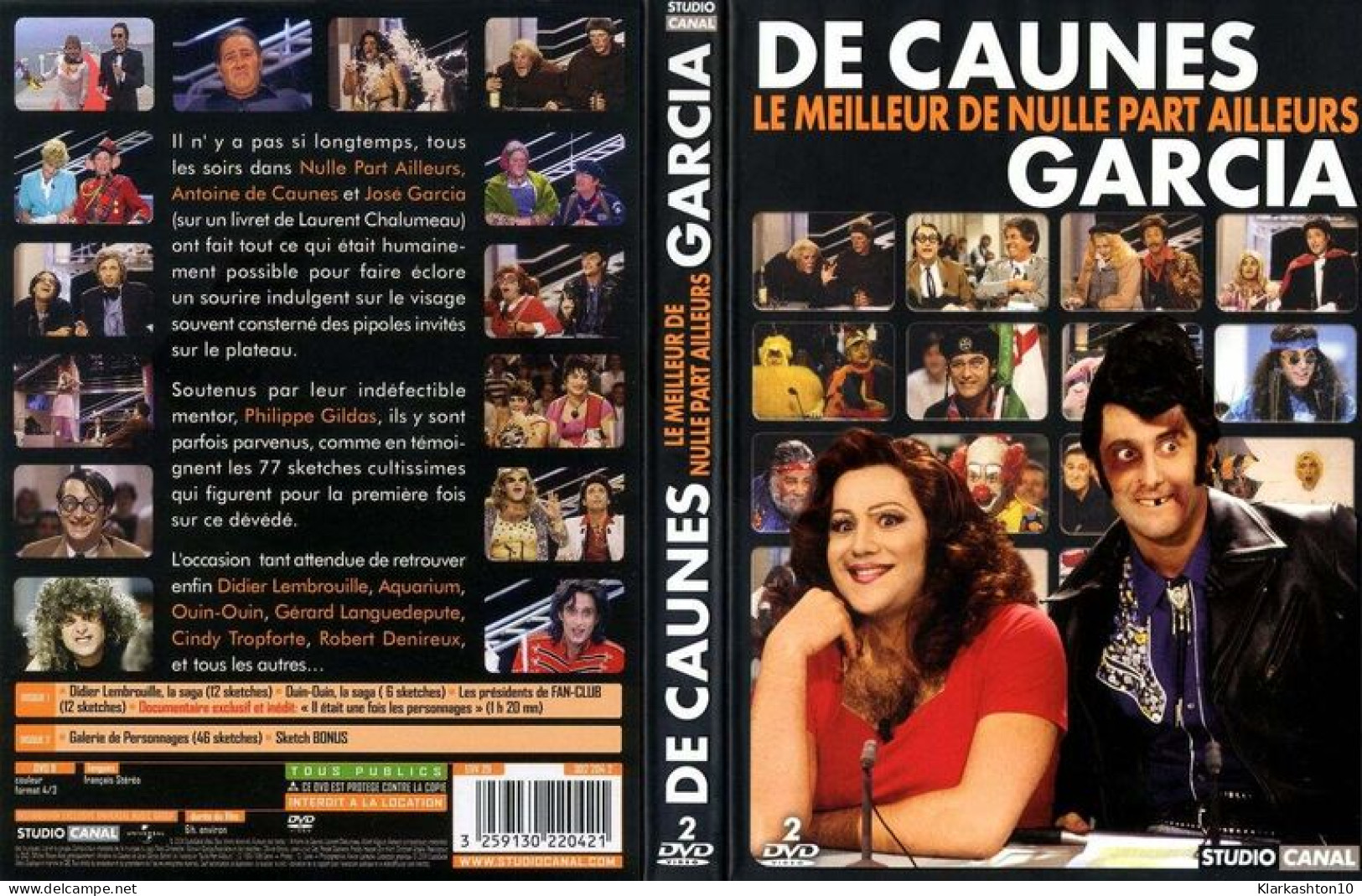 De Caunes/Garcia - Le Meilleur De Nulle Ailleurs ( 2 DVD) - Other & Unclassified