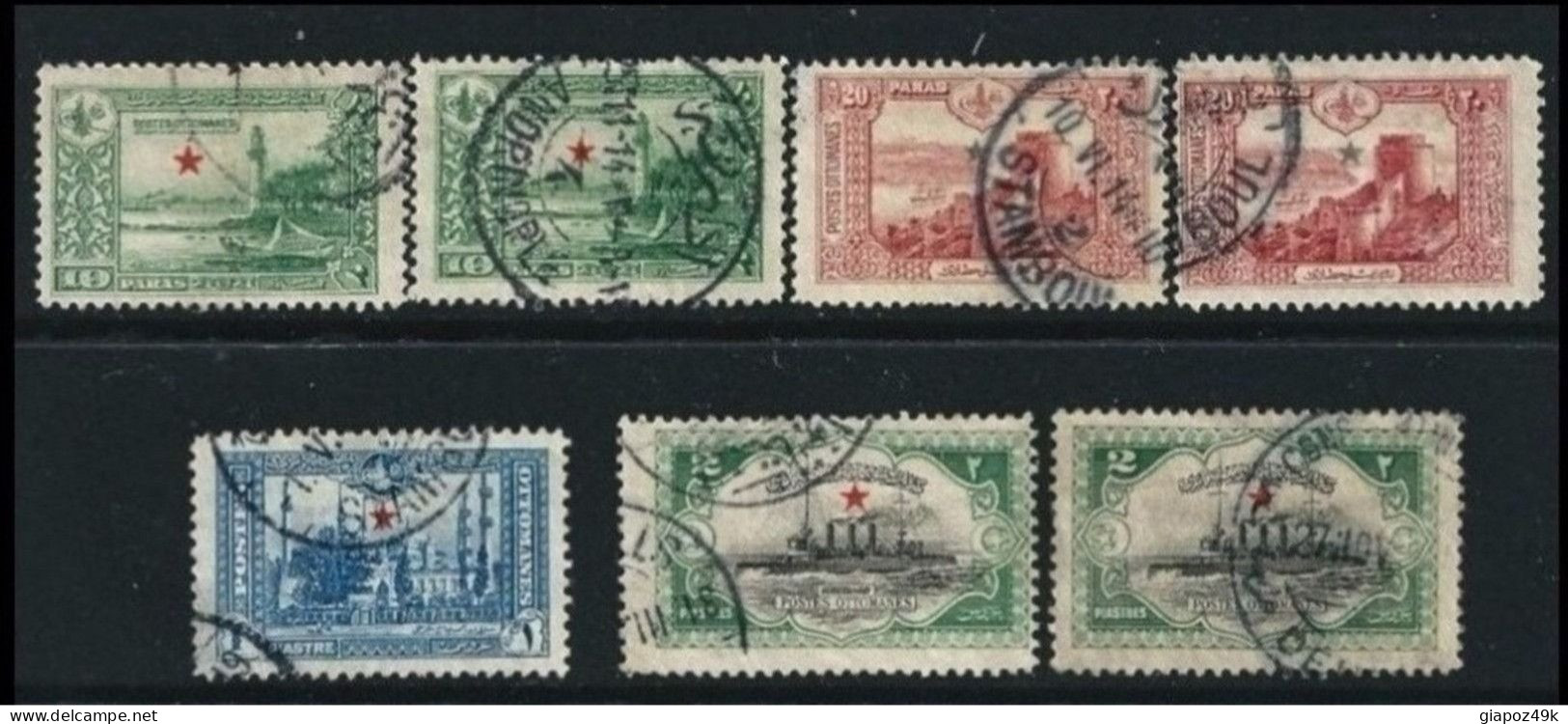 ● TURKYE  1914 ֍ Soprastampati STELLA ֍  N. 194 . . .  ️● Cat. 18,50 € ● ️Lotto N. 828 ️● - Used Stamps