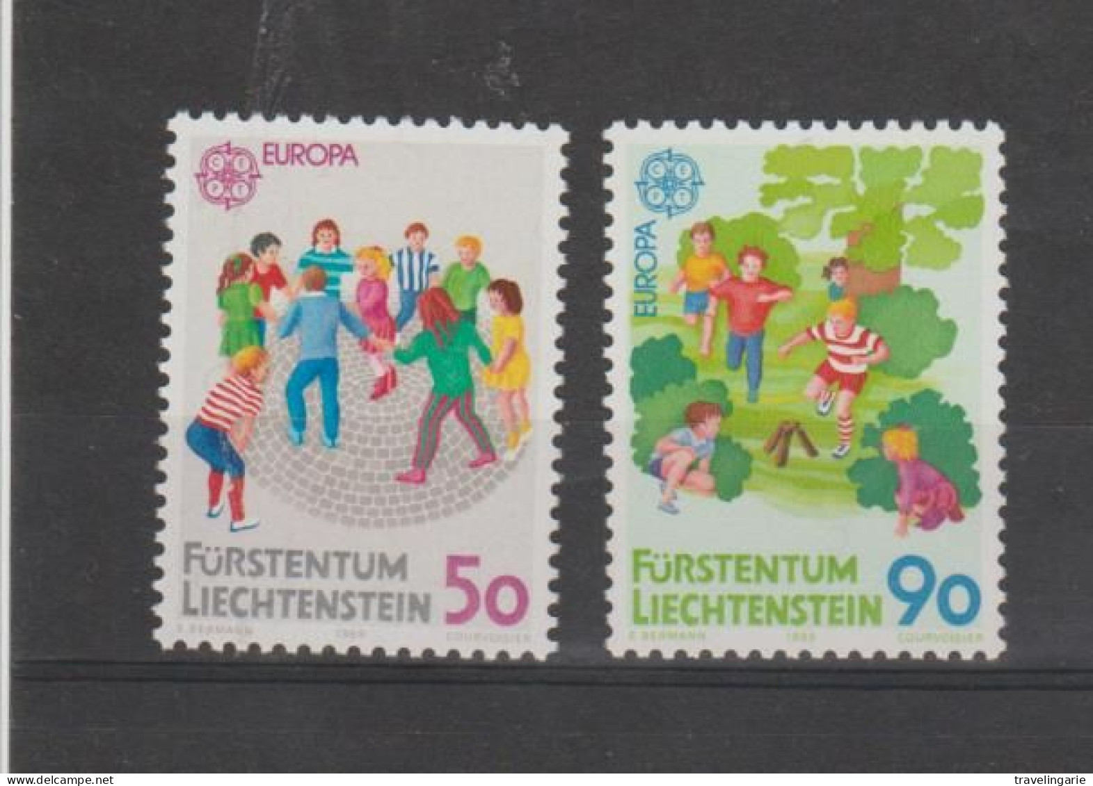 Liechtenstein 1989 Europa Cept - Children's Games ** MNH - Other & Unclassified