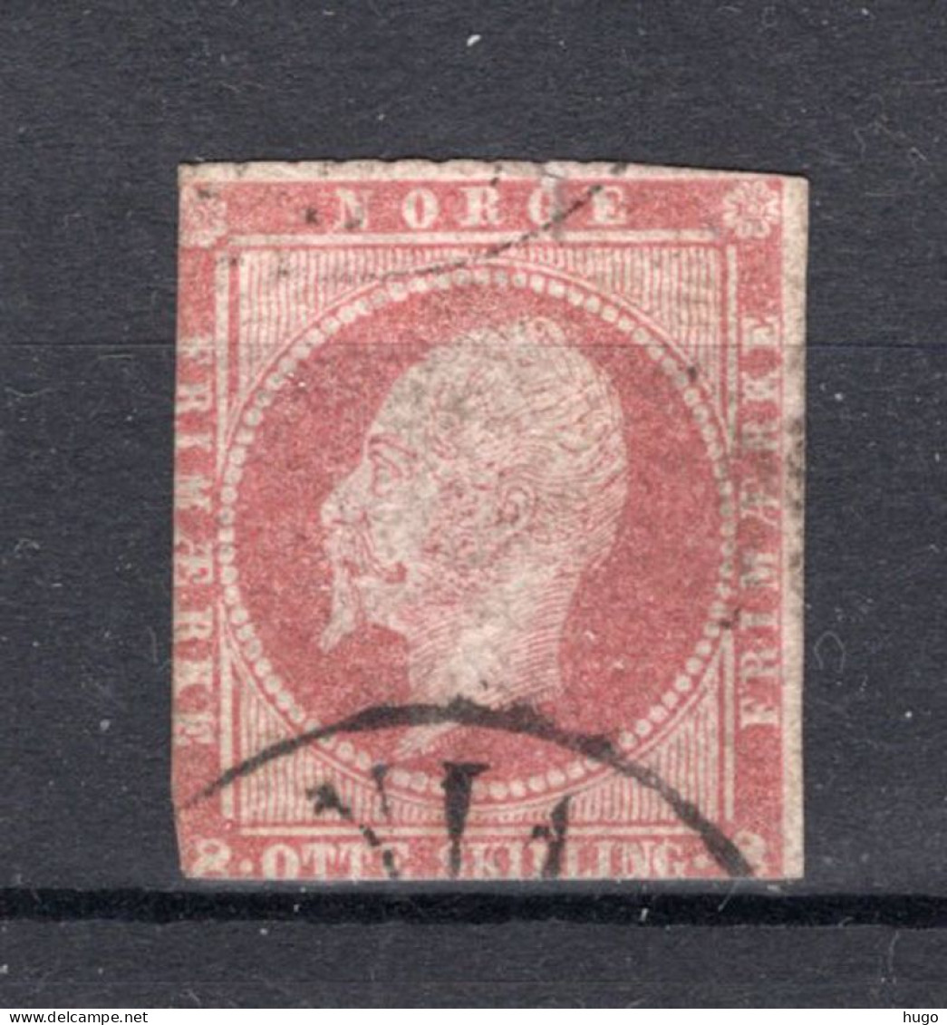 NOORWEGEN Yt. 5° Gestempeld 1856 - Used Stamps