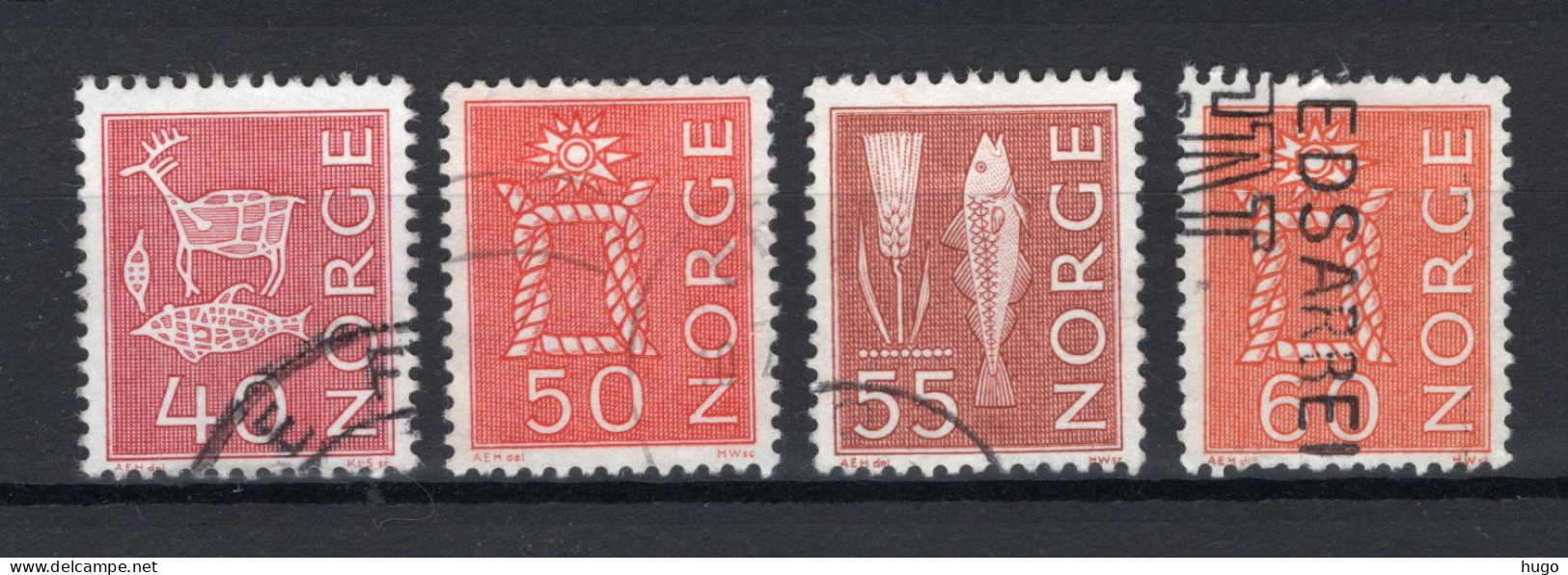 NOORWEGEN Yt. 442/445A° Gestempeld 1962-1965 - Used Stamps