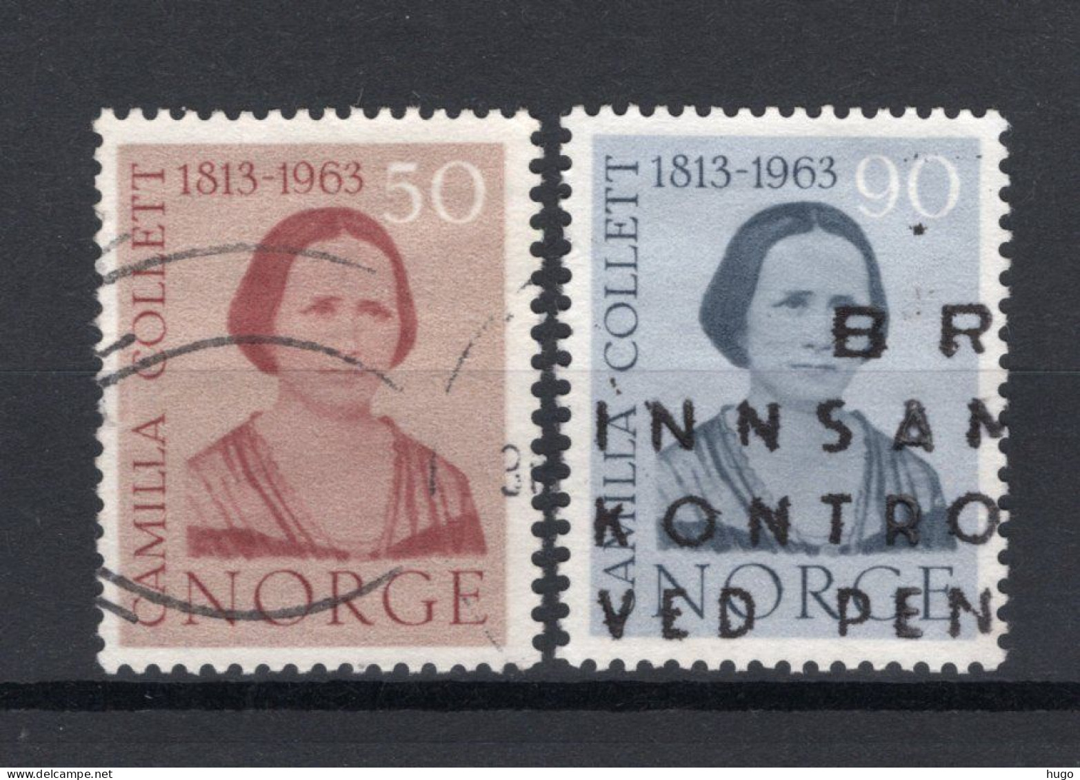 NOORWEGEN Yt. 450/451° Gestempeld 1963 - Used Stamps