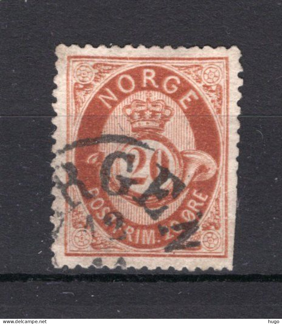 NOORWEGEN Yt. 42° Gestempeld 1883-1890 - Used Stamps