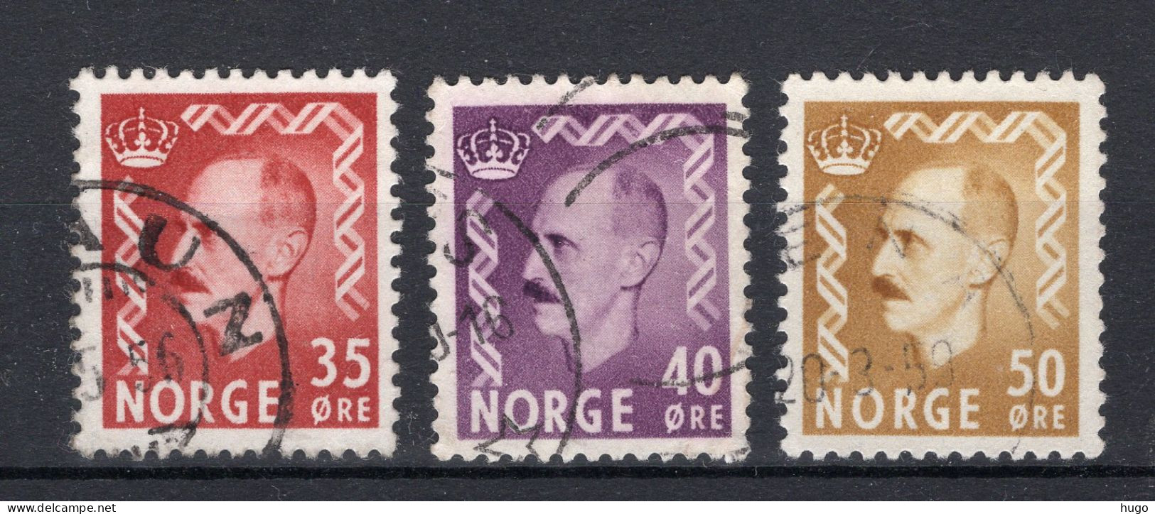 NOORWEGEN Yt. 362/363A° Gestempeld 1955-1957 - Used Stamps