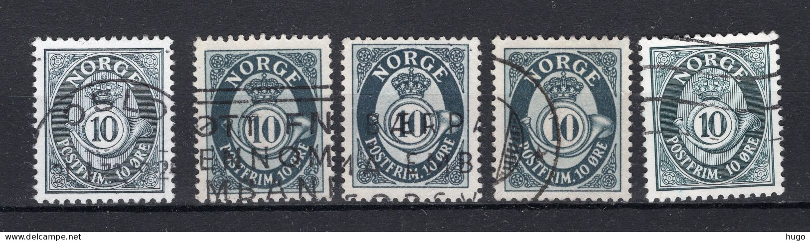 NOORWEGEN Yt. 322° Gestempeld 1950-1952 - Used Stamps