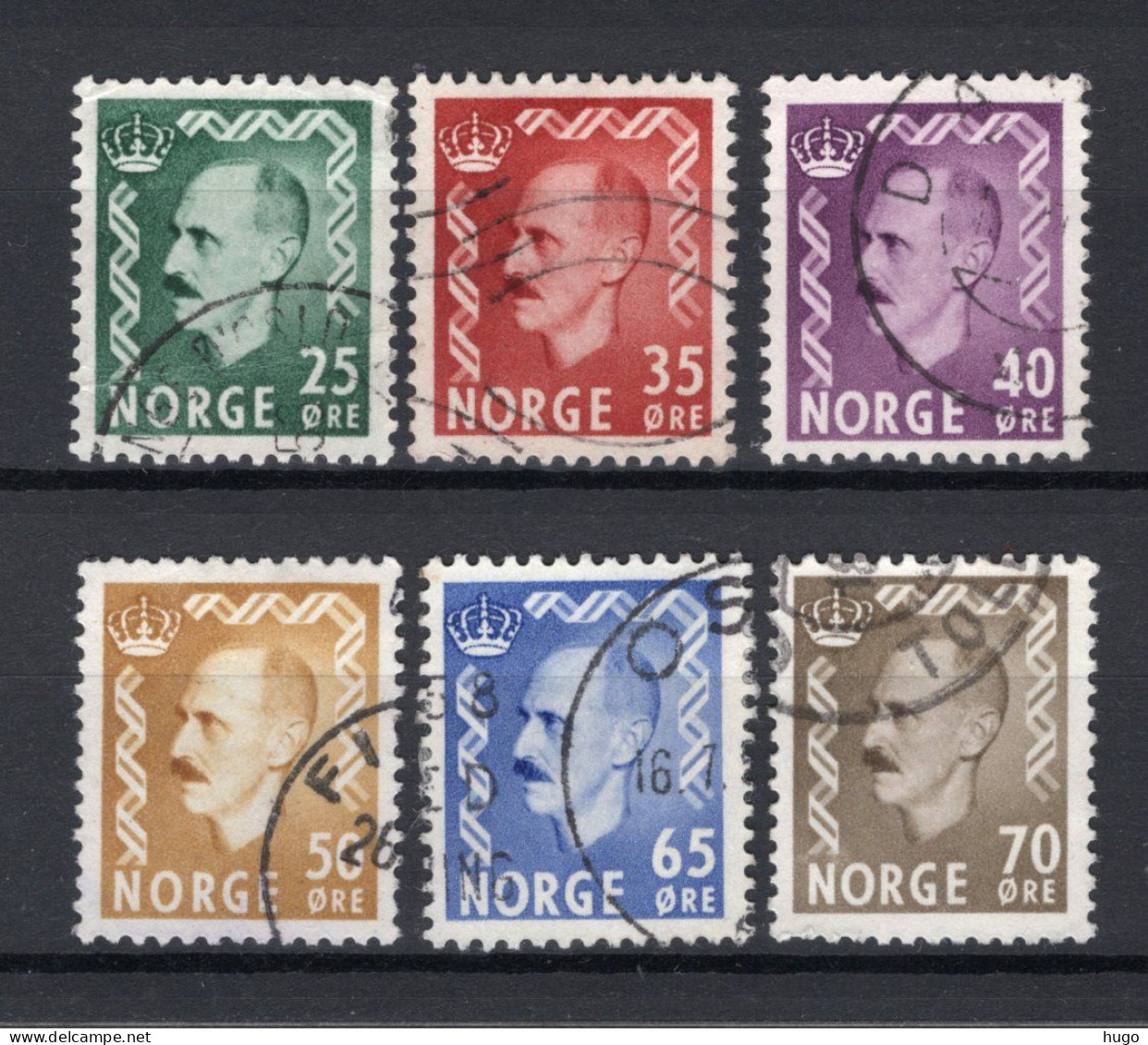 NOORWEGEN Yt. 361/365° Gestempeld 1955 - Used Stamps