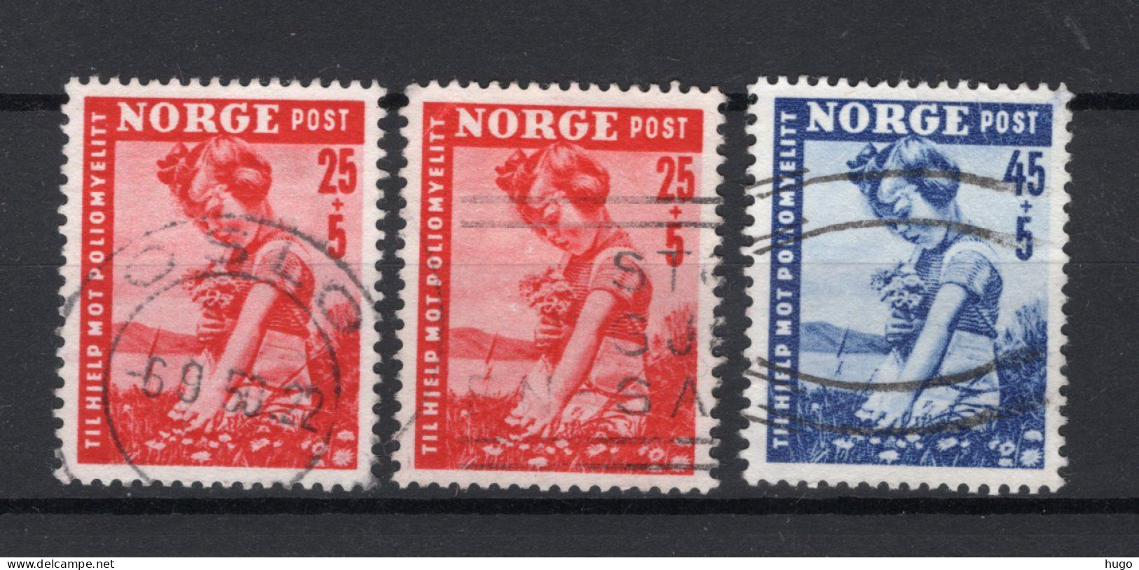 NOORWEGEN Yt. 320/321° Gestempeld 1950 - Used Stamps