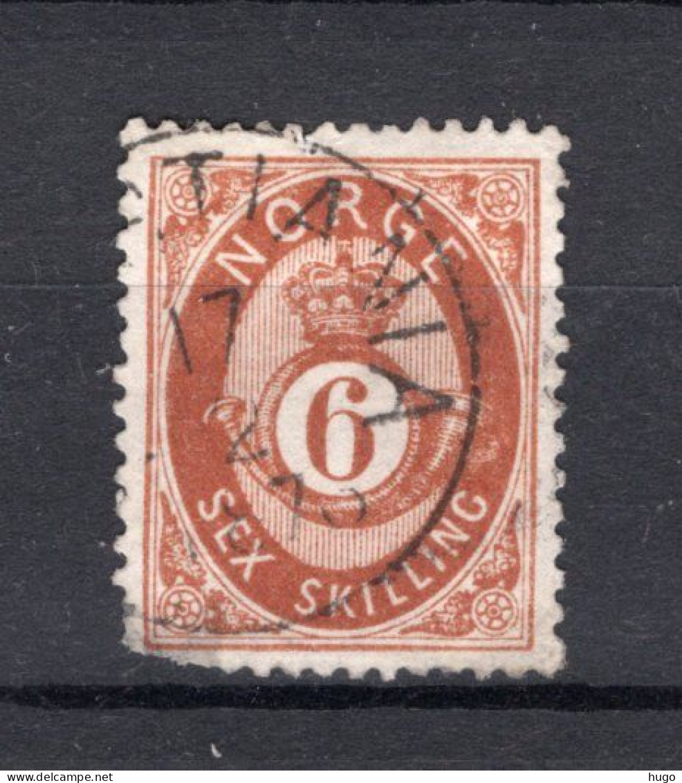 NOORWEGEN Yt. 20° Gestempeld 1871-1875 - Used Stamps
