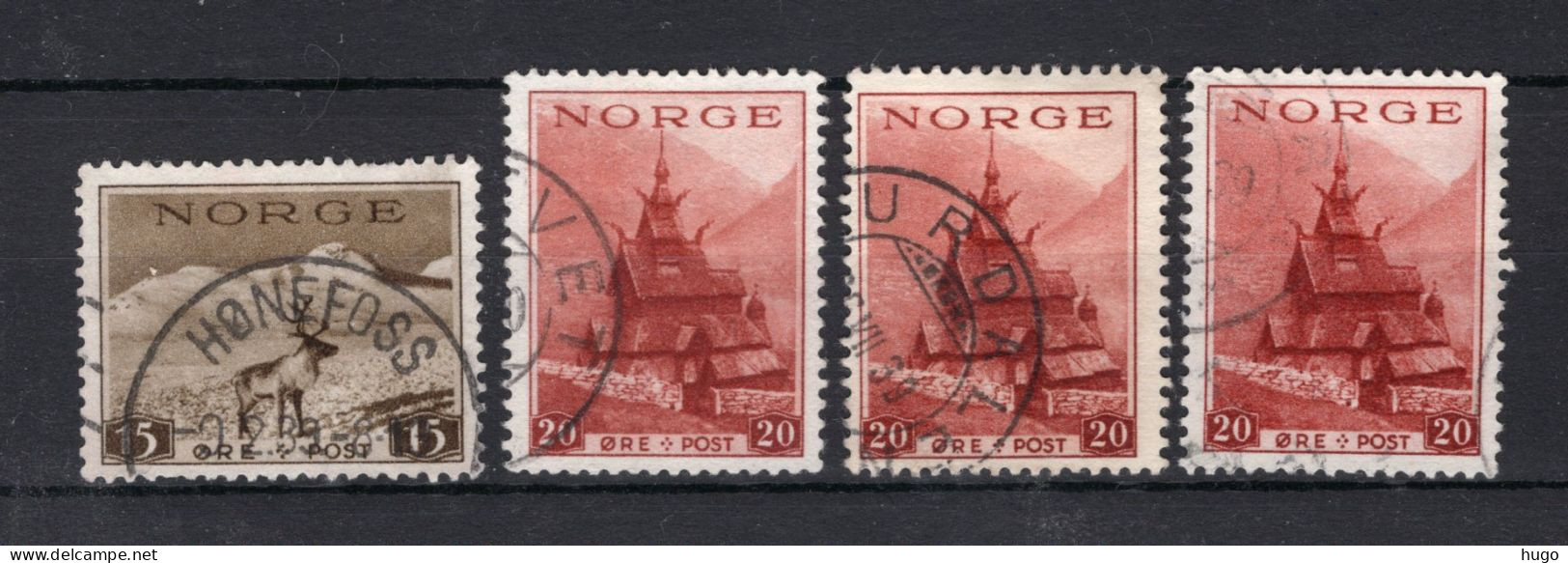 NOORWEGEN Yt. 190/191° Gestempeld 1938-1939 - Unused Stamps