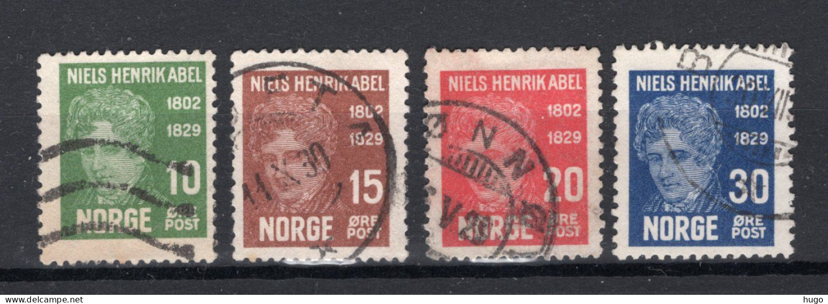 NOORWEGEN Yt. 141/144° Gestempeld 1929 - Neufs
